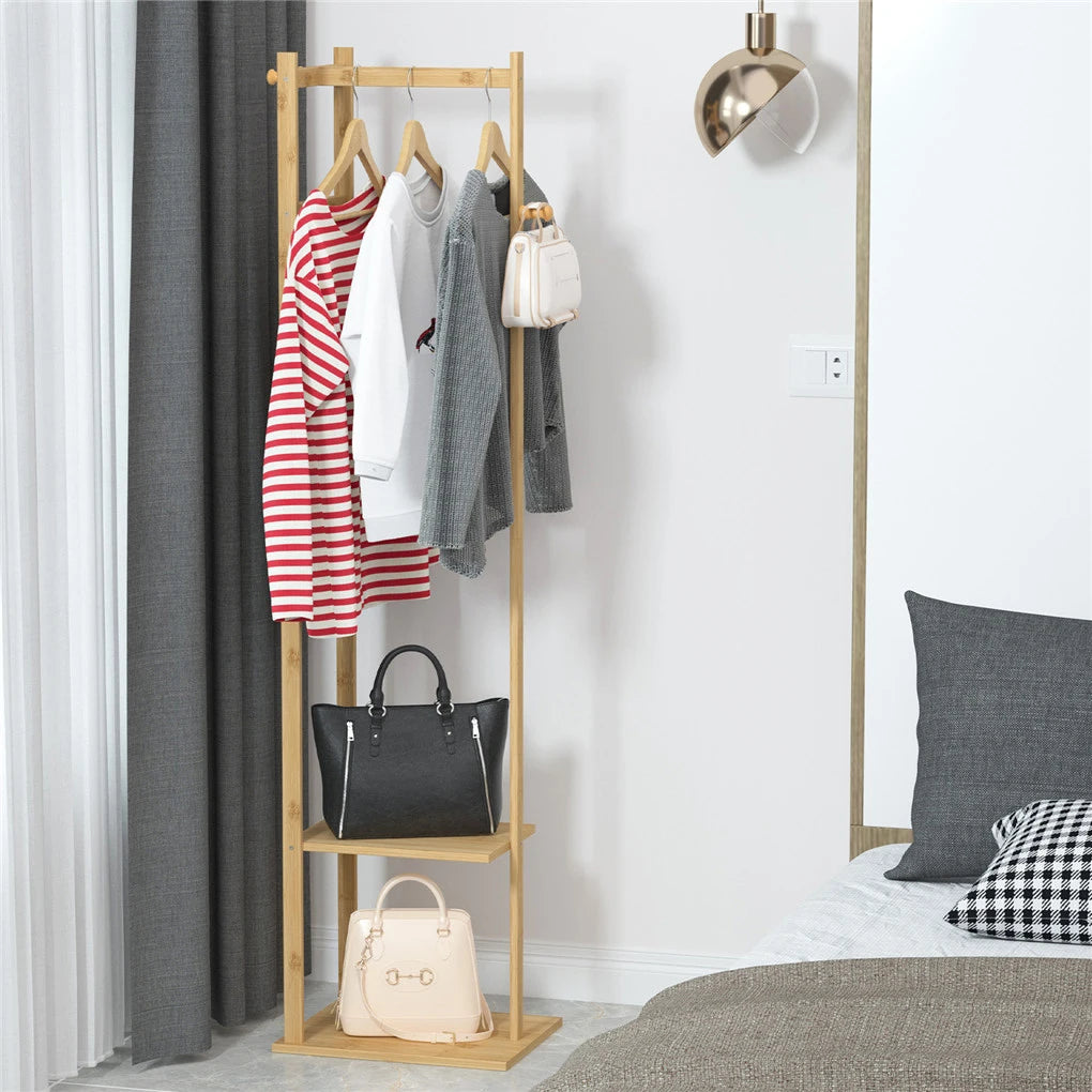 Porte Manteau Bois Clair pour Salle de Bain