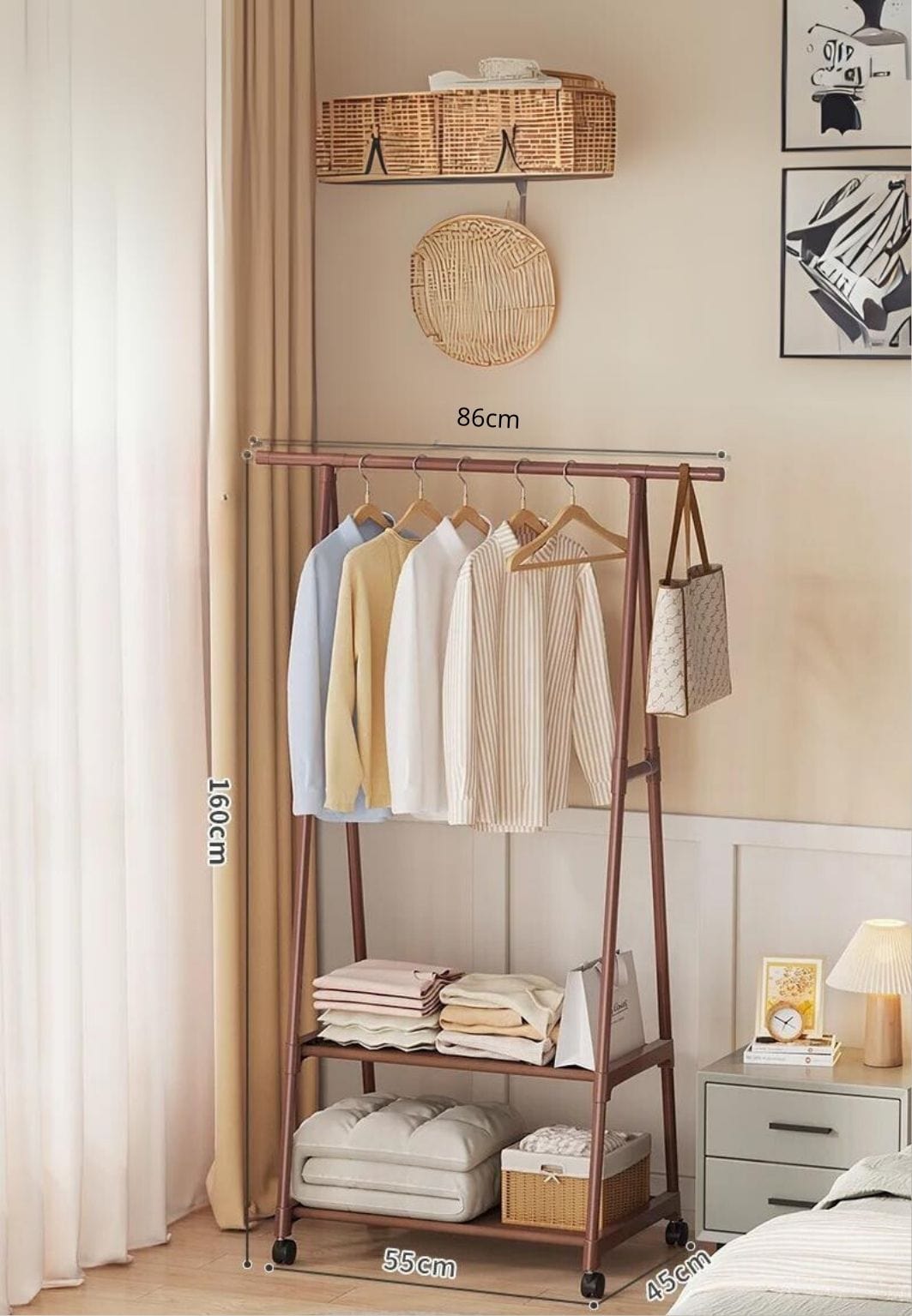 Porte-vêtements et rangement des chaussures chêne marron Porte-vêtements et rangement des chaussures chêne marron