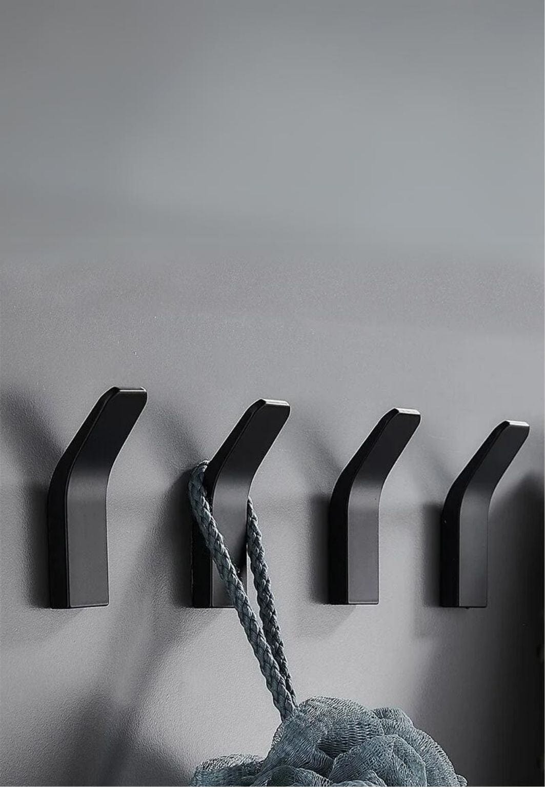 Patère porte manteau design crochet relevé Noir| Le Porte Manteau Black A