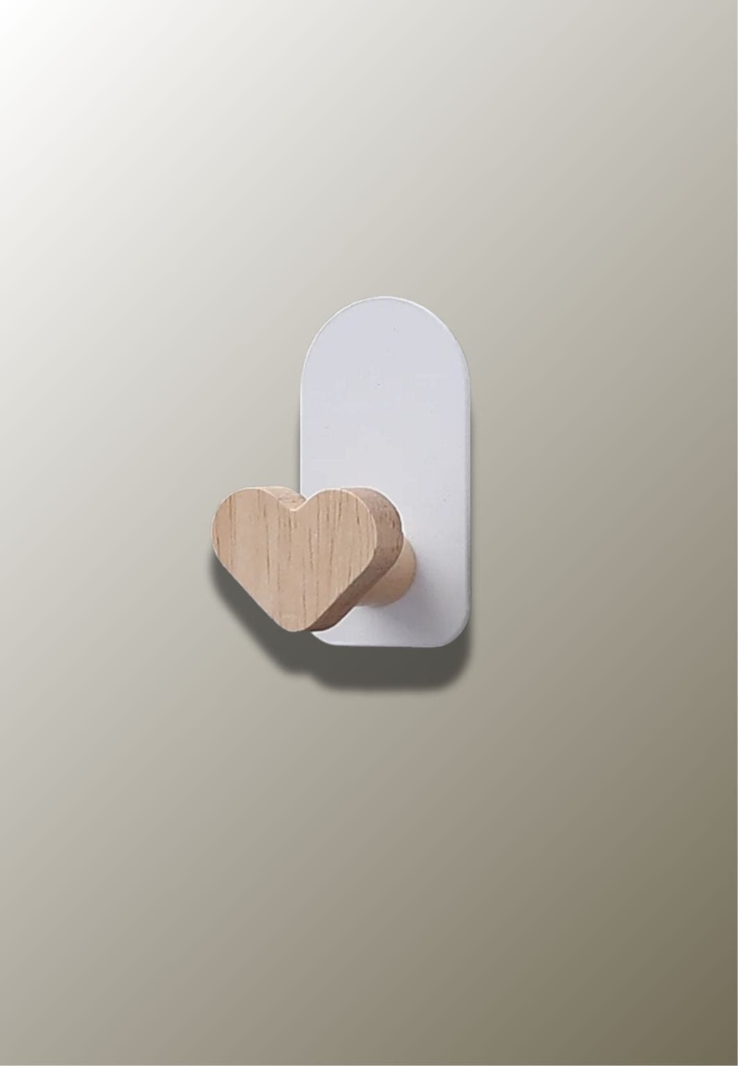 Patère porte manteau pour enfant Cœur en bois | Le Porte Manteau D