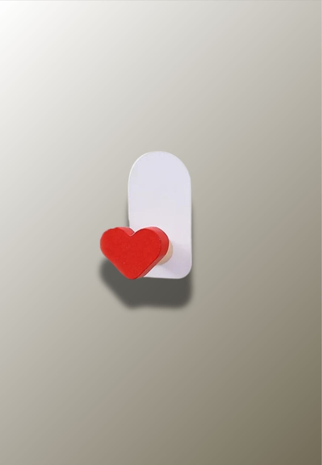 Patère porte manteau pour enfant Cœur rouge | Le Porte Manteau Heart
