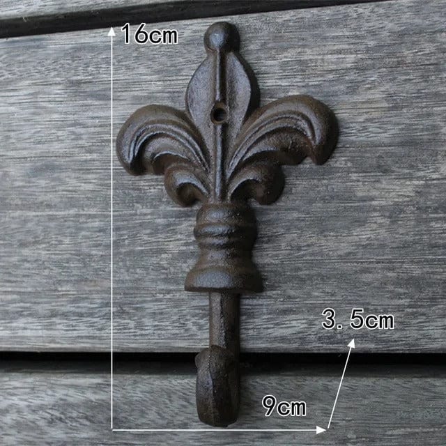 Patère porte manteau Provençal Fer de lance 3 | Le Porte Manteau spearhead3