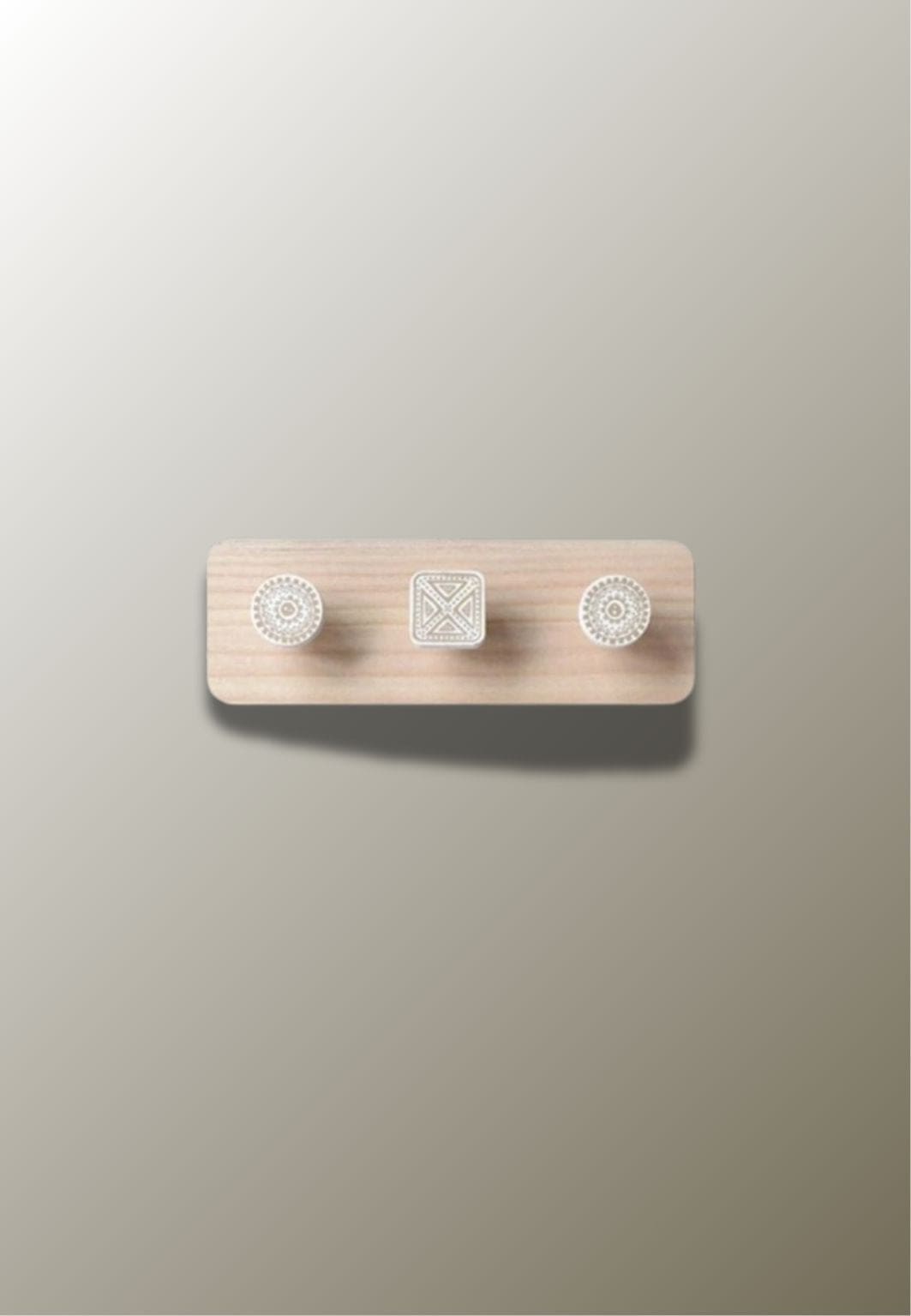 Porte manteau mural artisanal 3 Points | Le Porte Manteau Type A