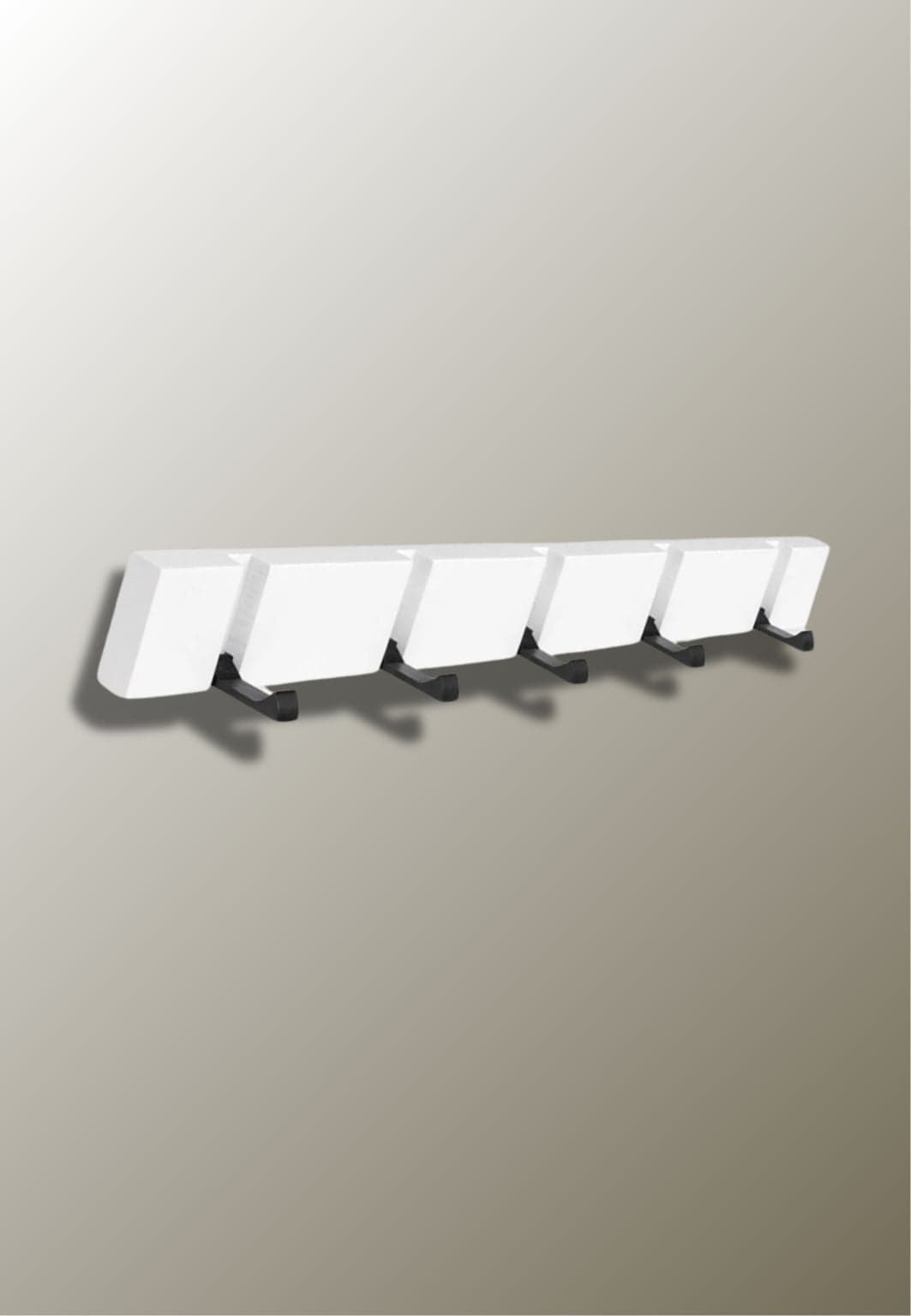 Porte manteau mural design Bambou Blanc | Le Porte Manteau
