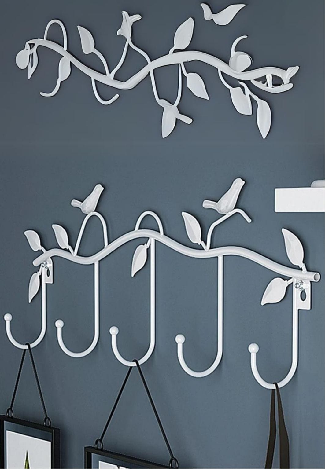 Porte manteau mural Oiseau Blanc | Le Porte Manteau
