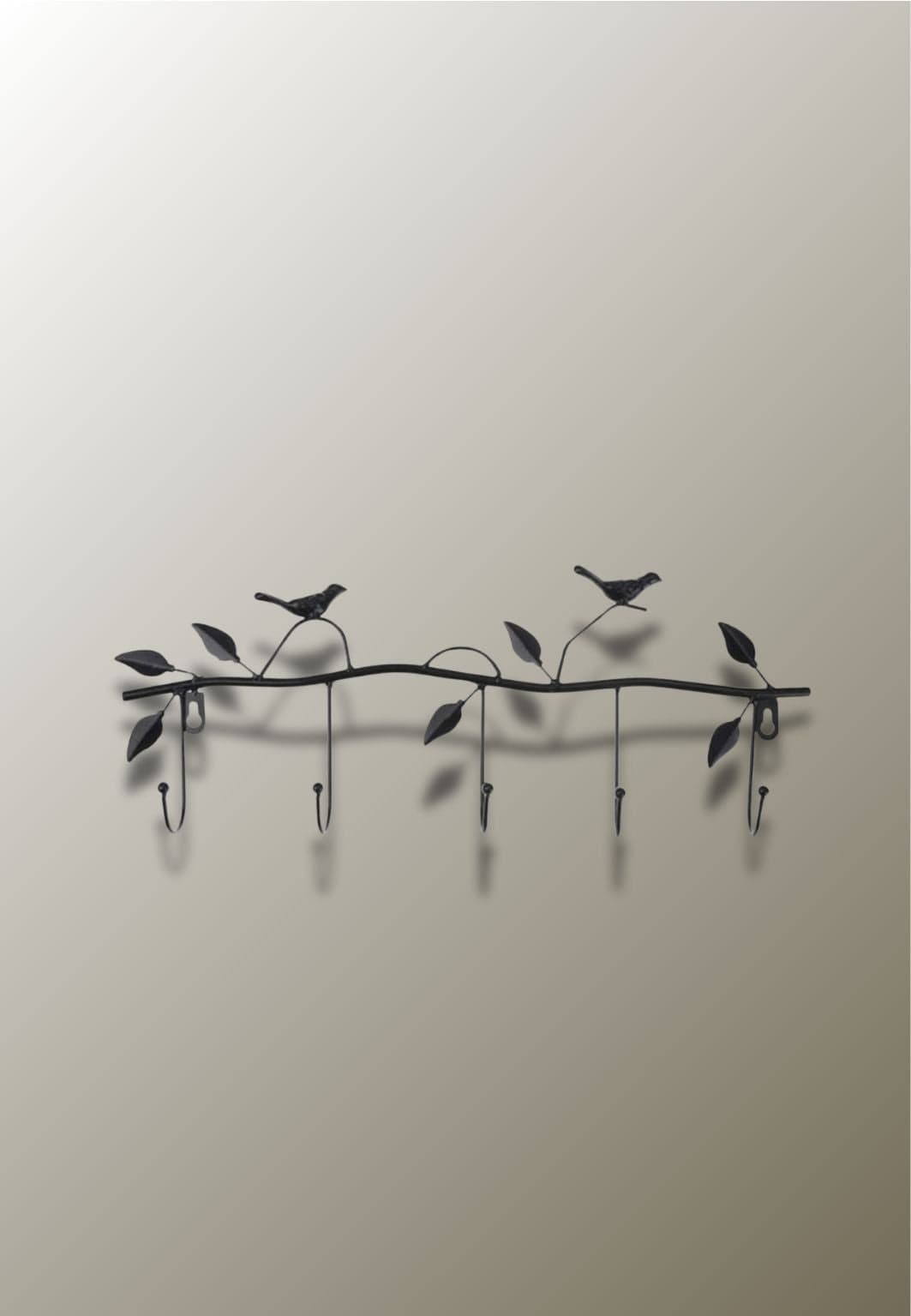 Porte manteau mural Oiseau Noir | Le Porte Manteau