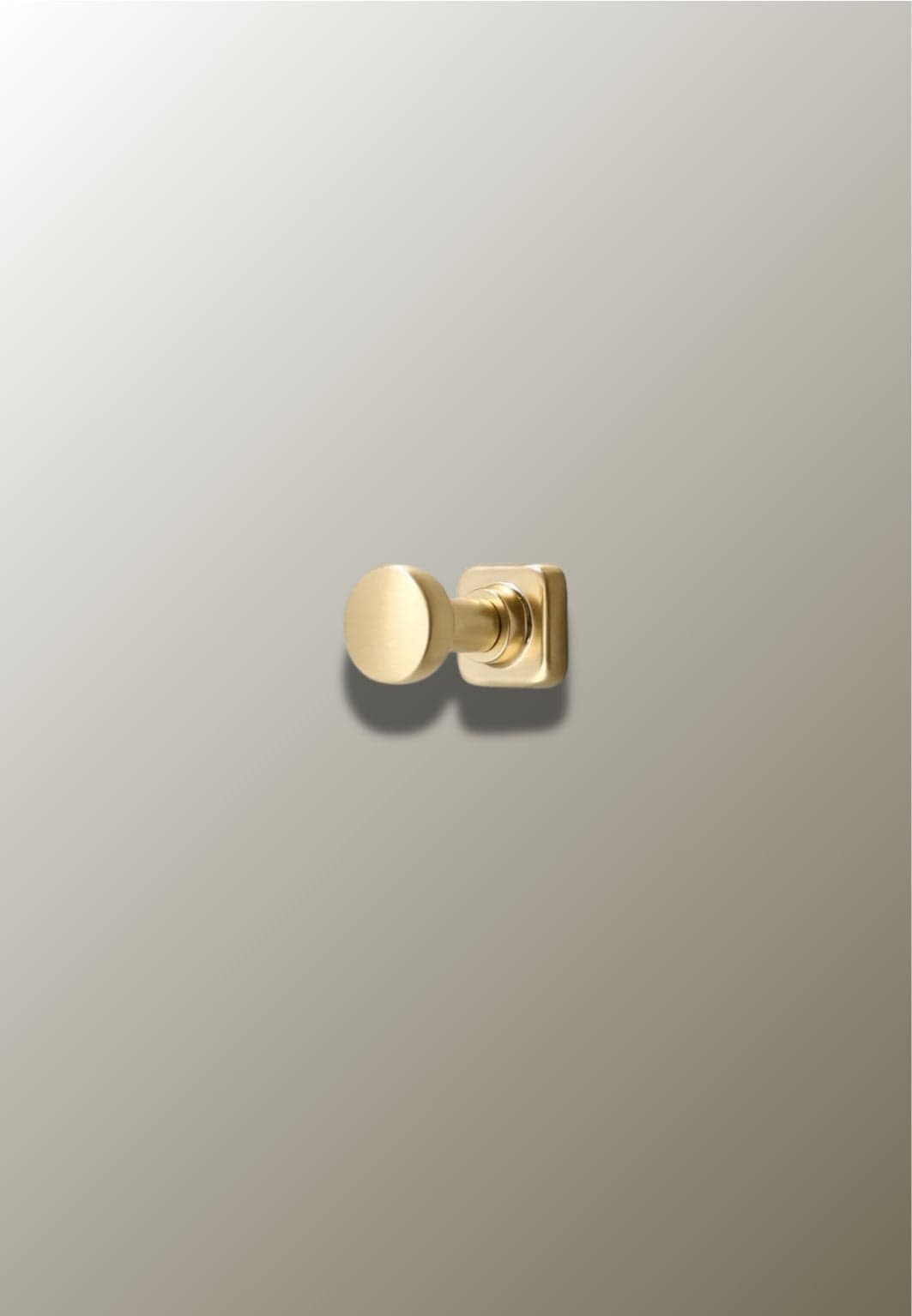 Porte manteau mural Simple point Doré | Le Porte Manteau Brushed Gold Sigle