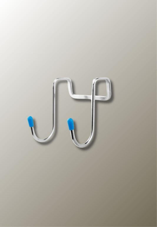 Porte manteau porte Double Crochet Bleu | Le Porte Manteau B