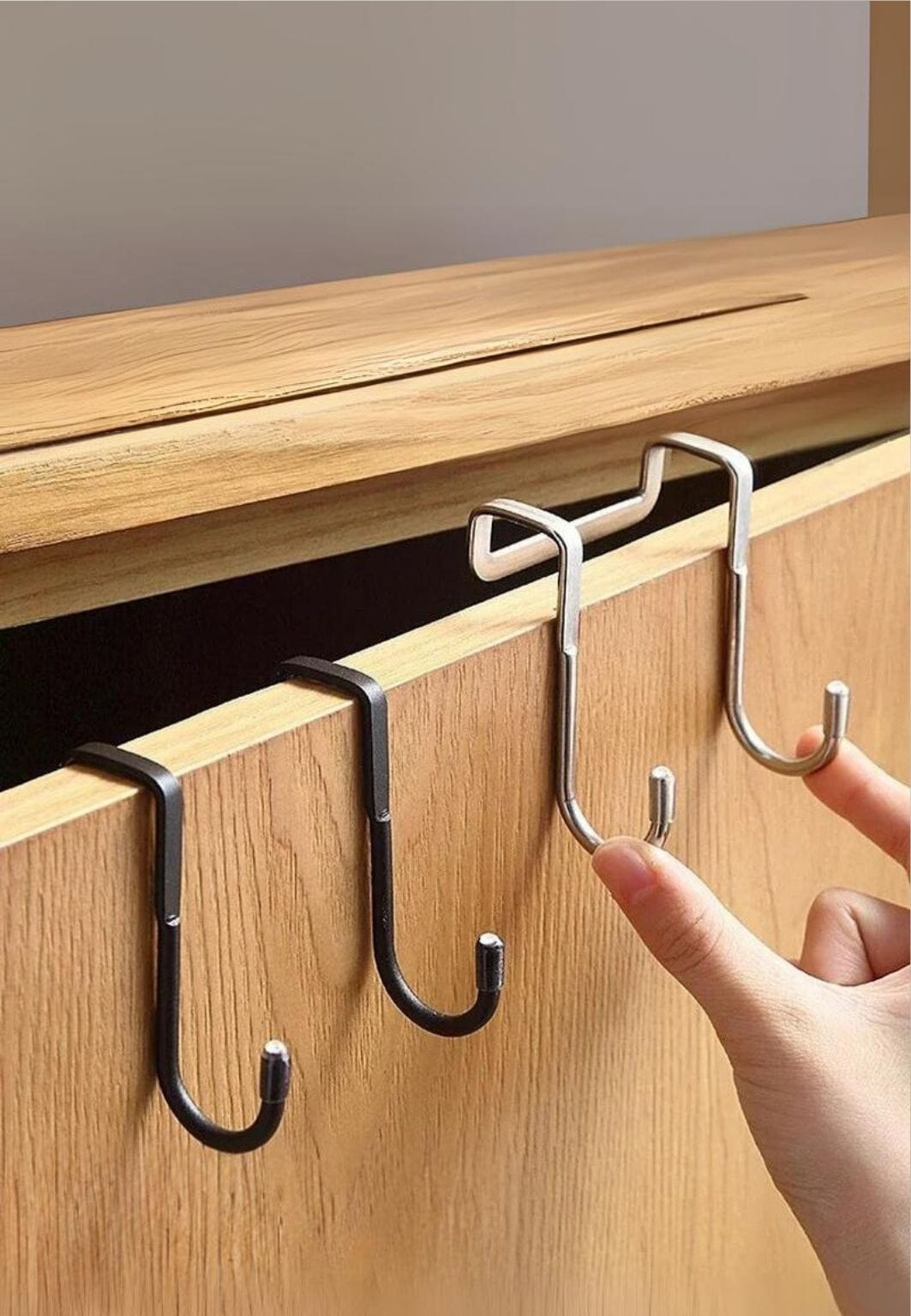 Porte manteau porte Double Crochet Bleu | Le Porte Manteau B