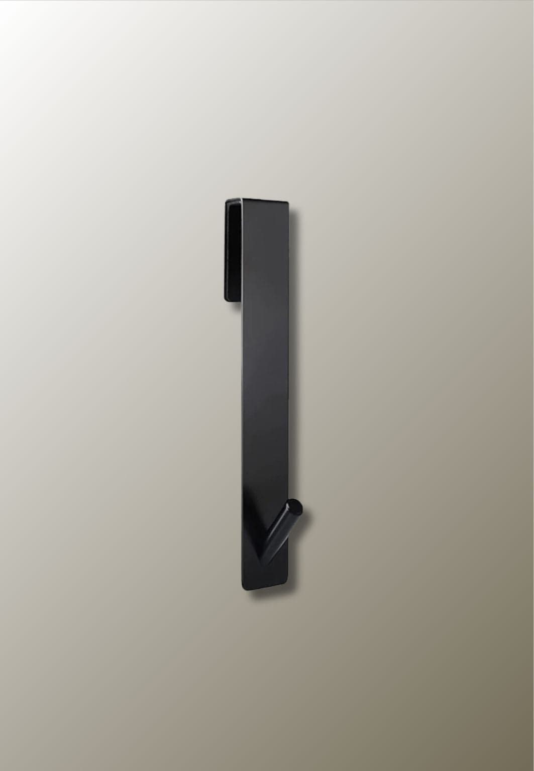 Porte manteau porte Petit Pic Incliné Noir | Le Porte Manteau Black L