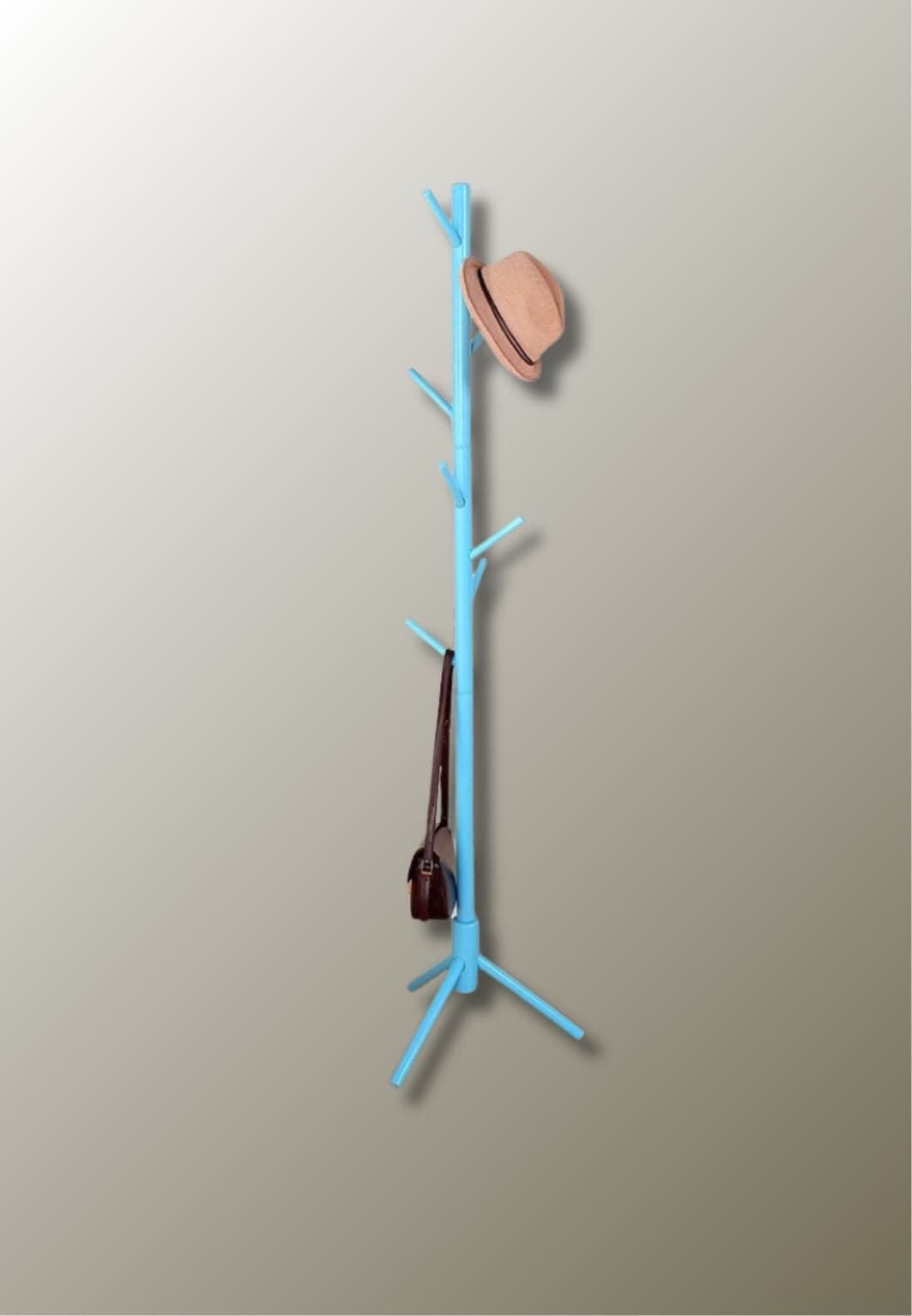 Porte manteau sur pied arbre tubé bleu ciel | Le Porte Manteau SKY BLUE