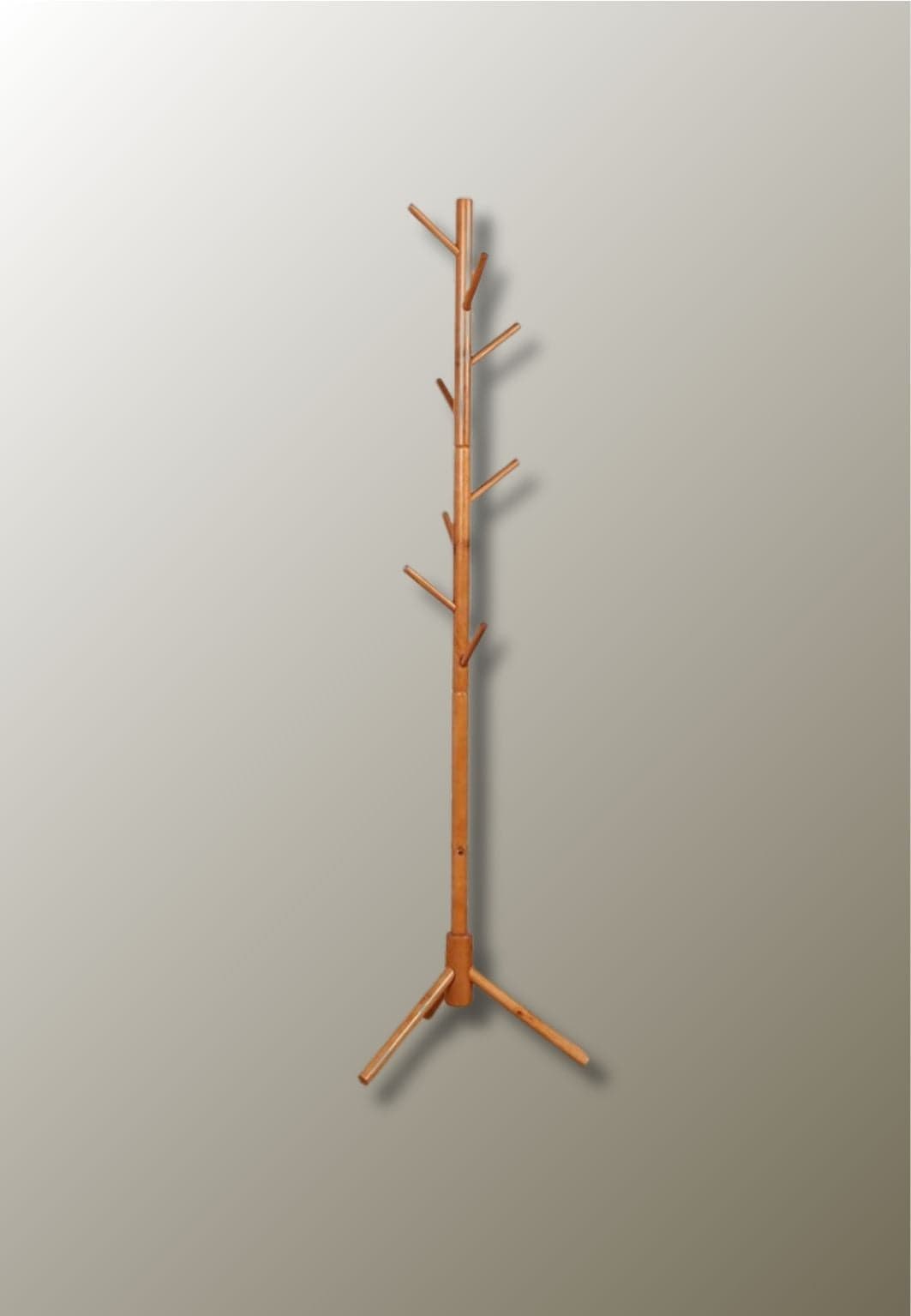 Porte manteau sur pied arbre tubé miel | Le Porte Manteau Honey color