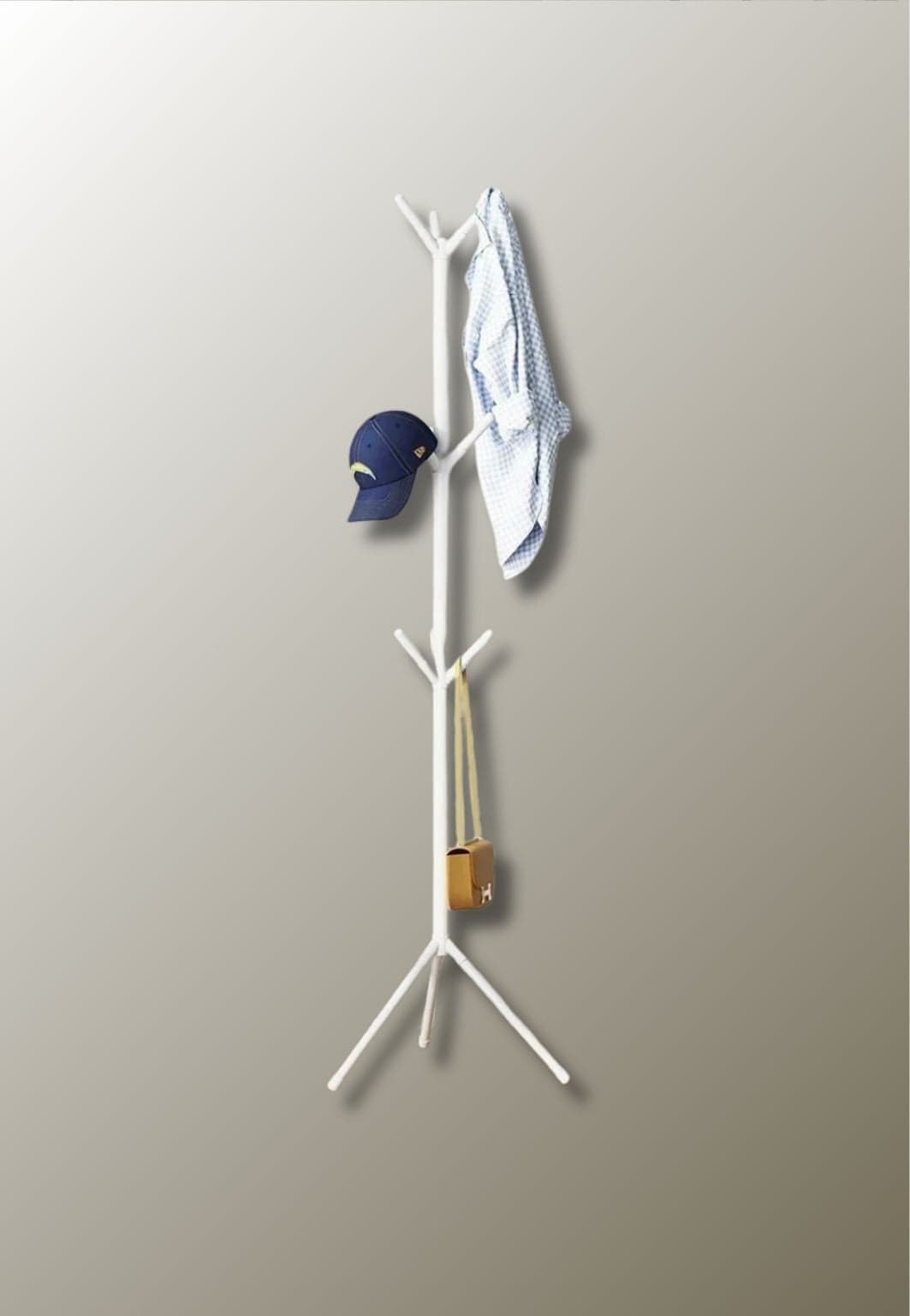 Porte manteau sur pied blanc en finition blanche | Le Porte Manteau white