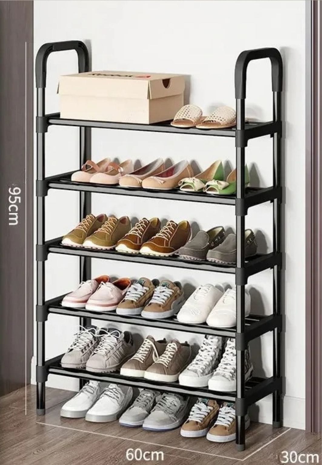 Meuble porte manteau chaussure Immeuble 5 étagères| Le Porte Manteau 5 Layers