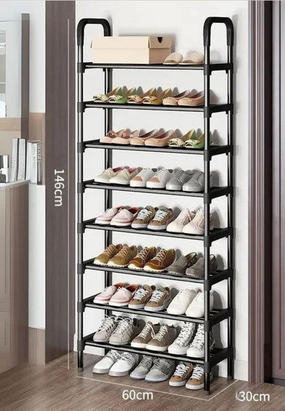 Meuble porte manteau chaussure Immeuble 8 étagères| Le Porte Manteau 8 Layers