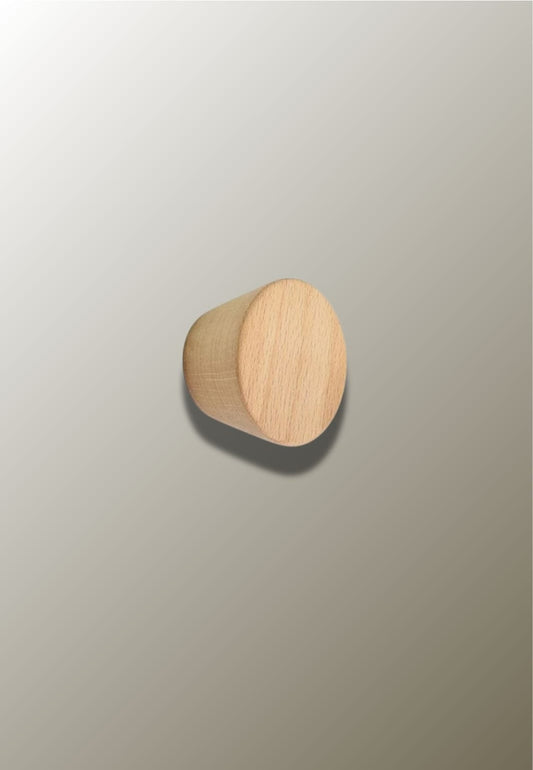 Patère porte manteau en bois clair Scié | Le Porte Manteau Beech Wood 3.5x5cm