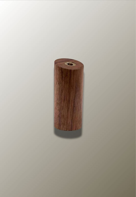 Patère porte manteau en bois foncé Moyenne Branche | Le Porte Manteau Black Walnut 8x3cm