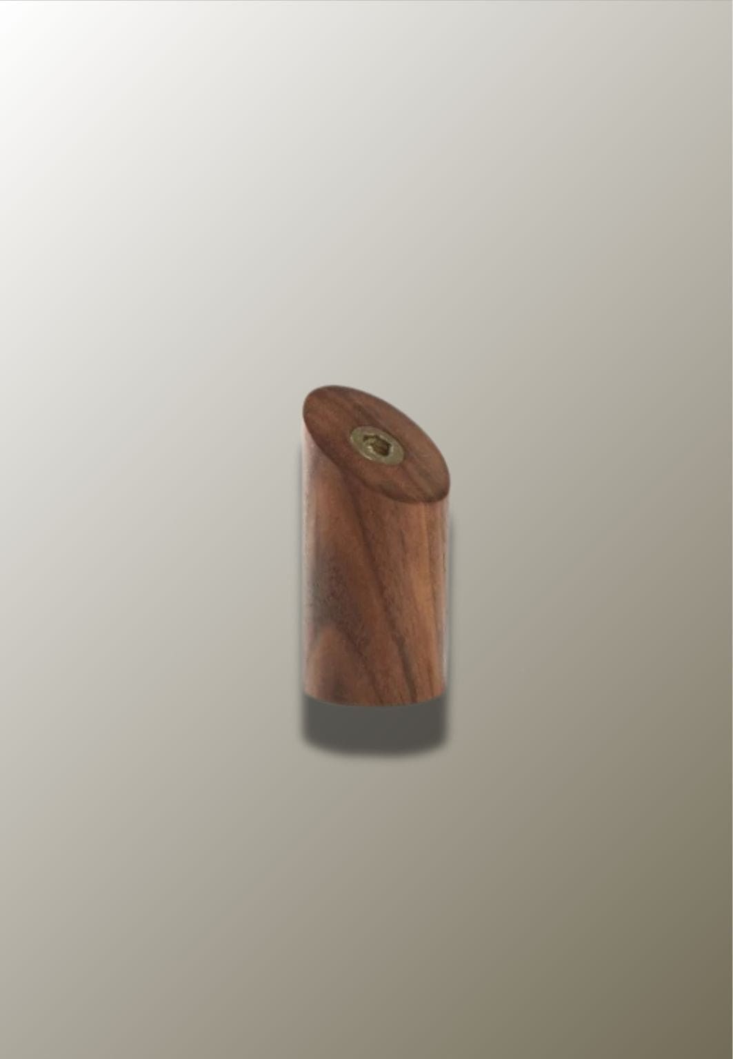 Patère porte manteau en bois foncé Petite Branche | Le Porte Manteau walnut 6cm