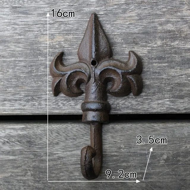 Patère porte manteau Provençal Fer de lance 2 | Le Porte Manteau spearhead2