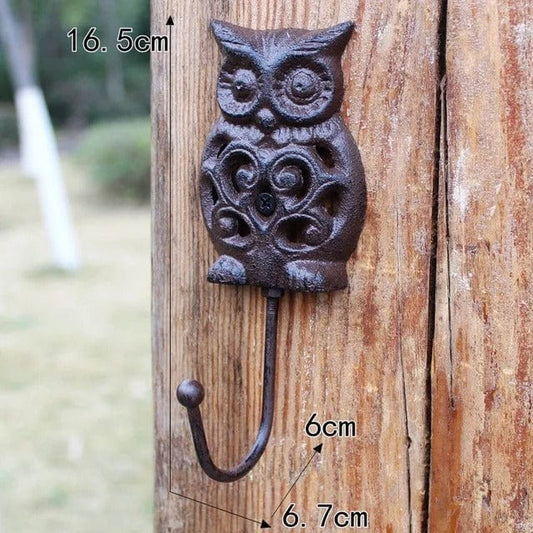 Patère porte manteau Provençal Hiboux | Le Porte Manteau owl