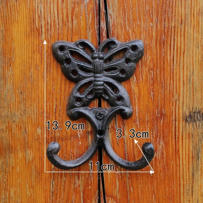 Patère porte manteau Provençal Papillon | Le Porte Manteau Butterfly