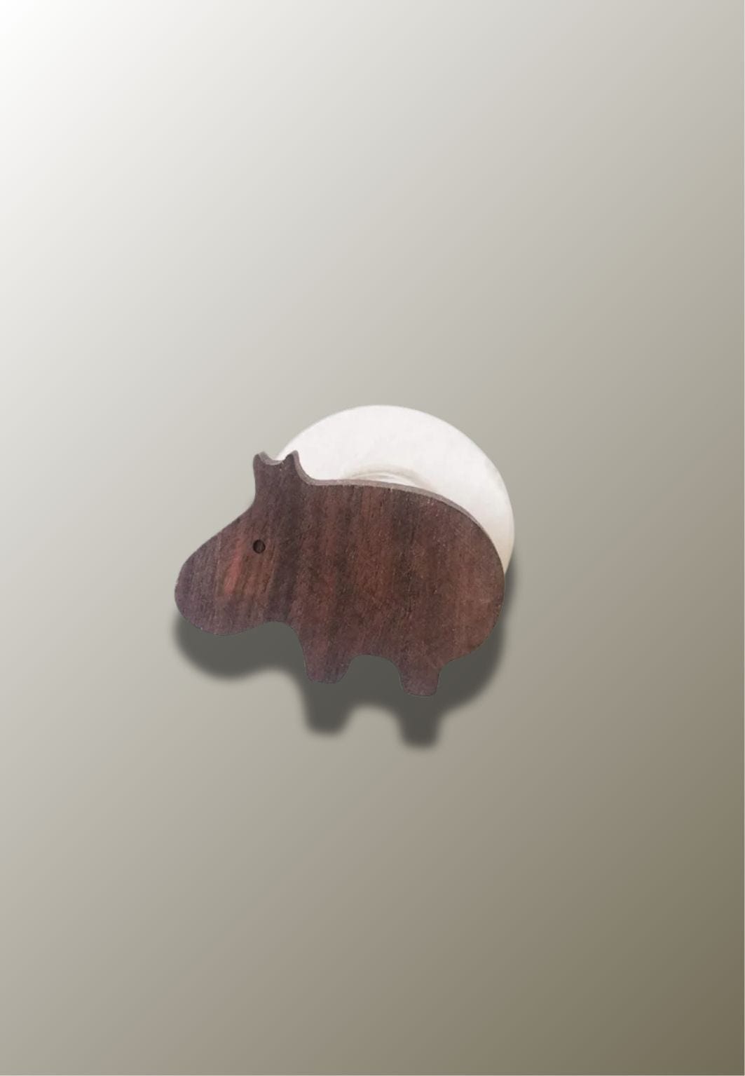 Porte manteau enfant Hippopotame en bois | Le Porte Manteau Hippo