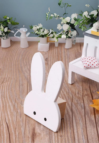 Porte-manteau Enfant « Nuage » Blanc - En MDF/pin, Dimensions 48x12x22 Cm - Décoration Murale Chambre D'enfant - 4