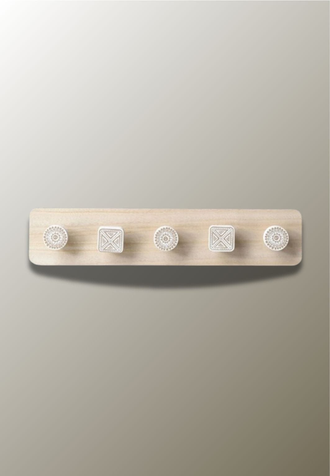 Porte manteau mural artisanal 5 Points | Le Porte Manteau Type C