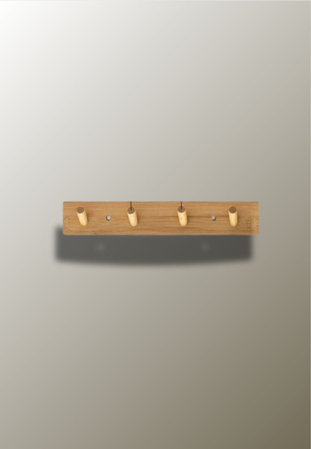 Porte manteau mural en bois 4 picots | Le Porte Manteaiu 4 Hooks