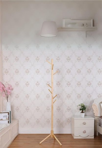 Porte manteau sur pied arbre tubé boisé | Le Porte Manteau wood color