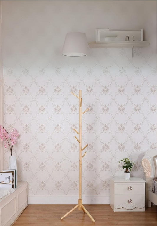 Porte manteau sur pied arbre tubé boisé | Le Porte Manteau wood color