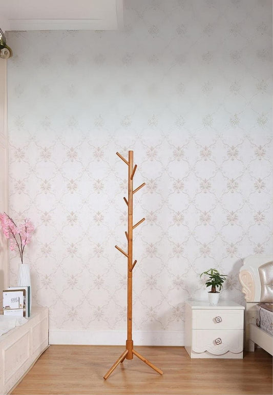 Porte manteau sur pied arbre tubé miel | Le Porte Manteau Honey color