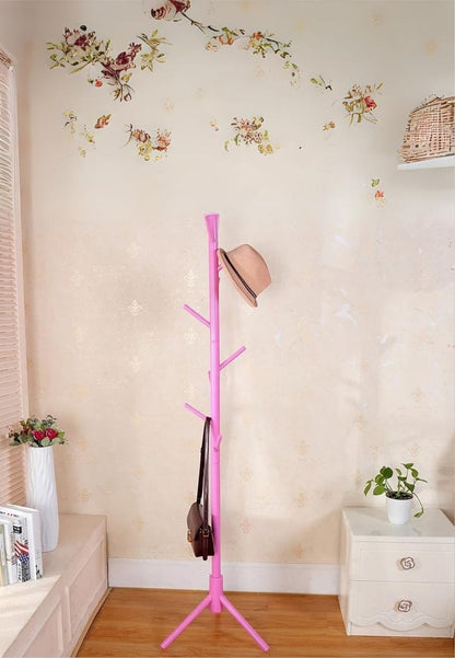 Porte manteau sur pied arbre tubé rose | Le Porte Manteau Pink